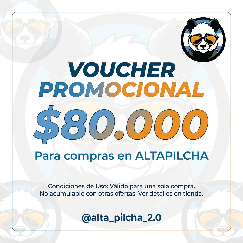 Voucher de compra en Alta Pilcha por $80.000